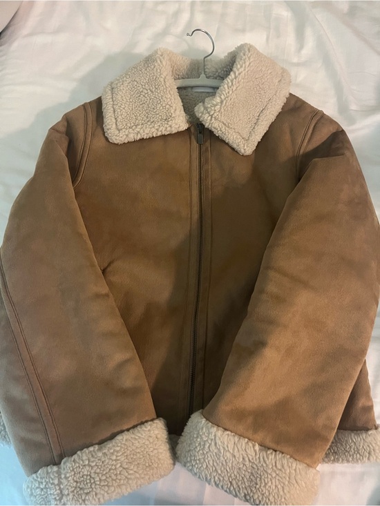 Jackets & Blazers - Tan Sherpa lines jacket